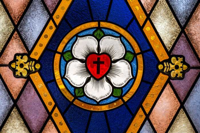 Luther Rose Stained Glass